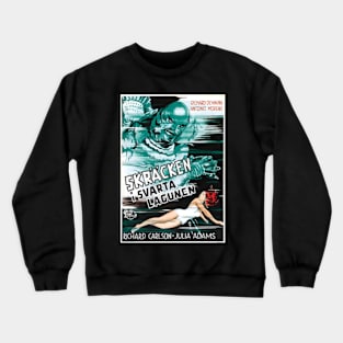 Creature From the Black Lagoon - Swedish Movie Poster Crewneck Sweatshirt